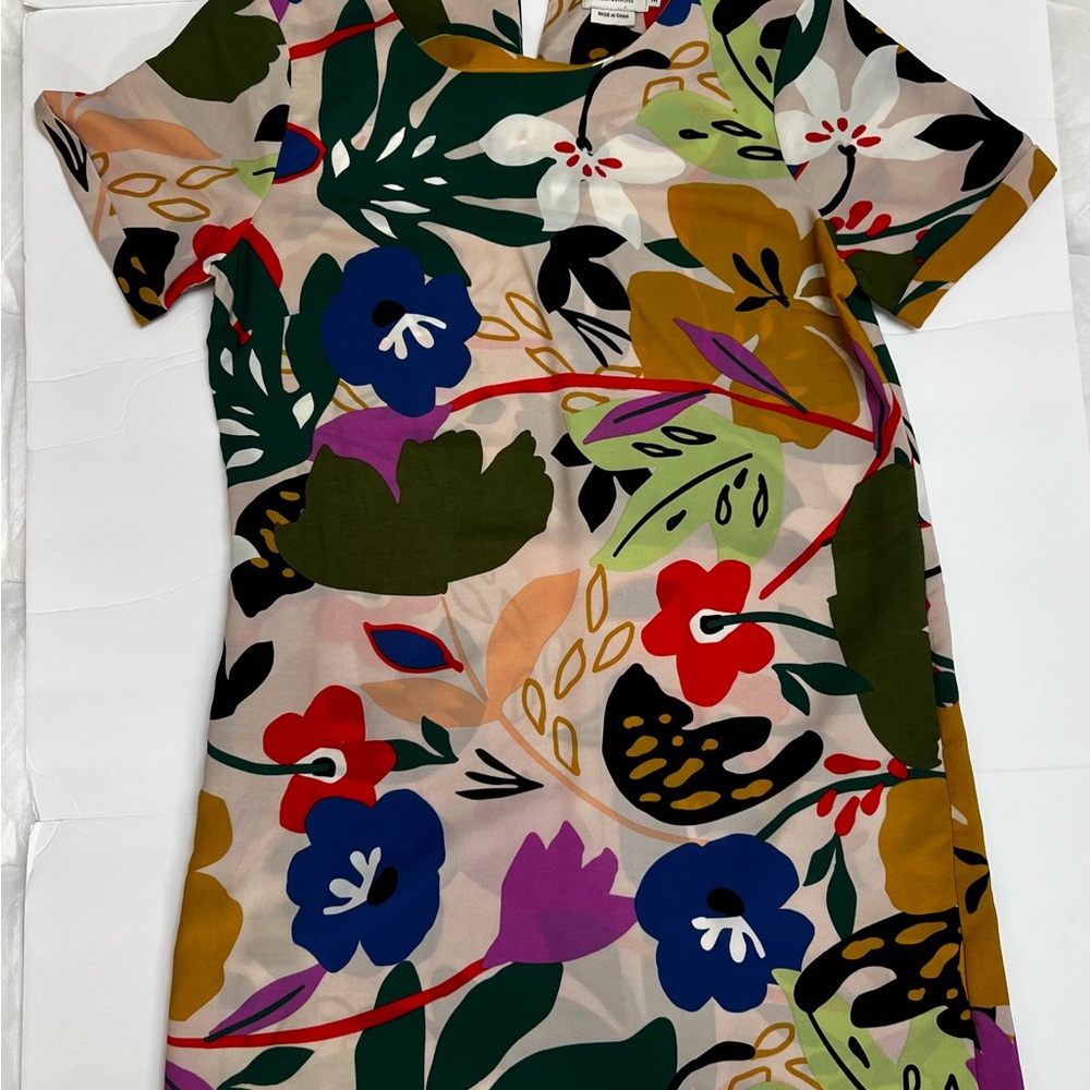 Lili Sodonio Molly Bracken Colorful Floral Mini Dress